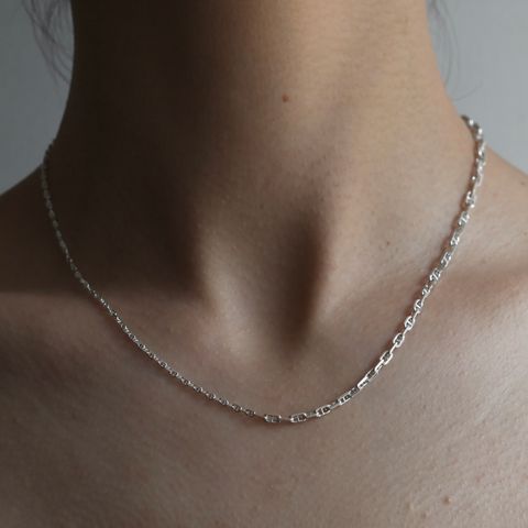 【残り一点】Gradient Anchor Chain Necklace T-BAR