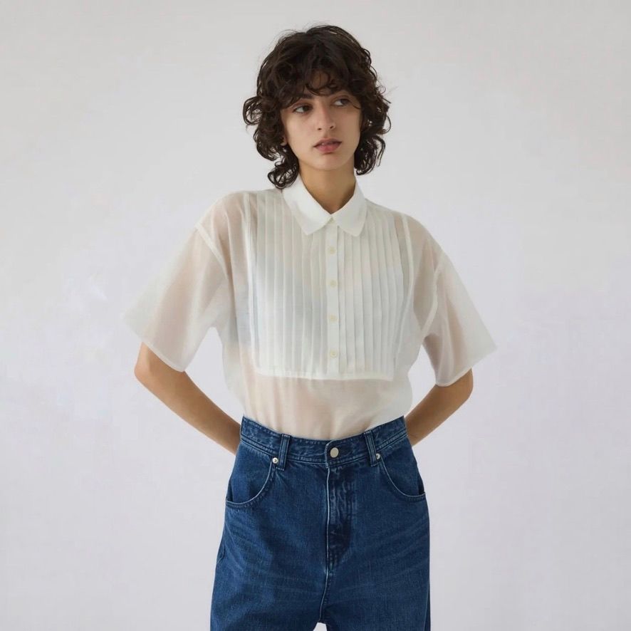 【残り一点】Pin-Tuck Square PO