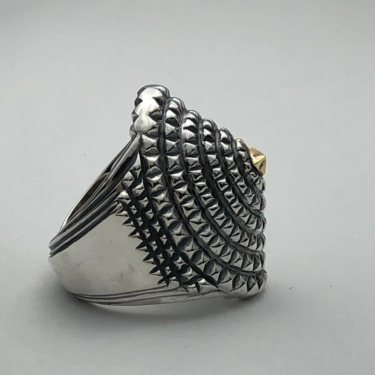 【お取り寄せ注文可能】Ripple Ring(SILVER×GOLD)