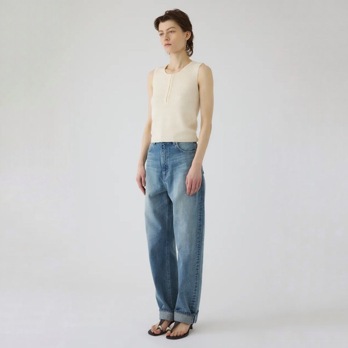 【残り一点】Round Neck Hook Tank