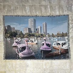 【残り一点】Swans Blanket