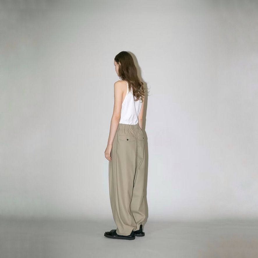 【残り一点】コットンツイルイージーパンツ
