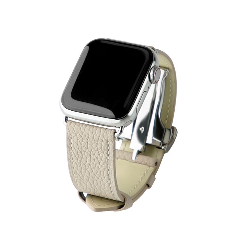 【再販売通知受付可能】Apple Watch Band(BEIGE×SILVER)