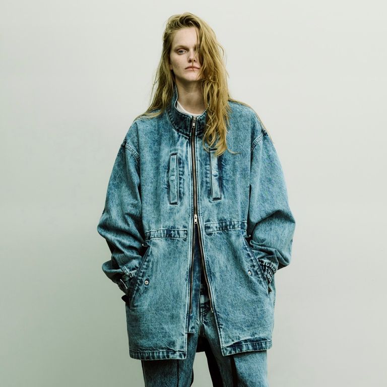ssstein - 【残り一点】Chemical Bleached Denim Mods Coat | ACRMTSM 