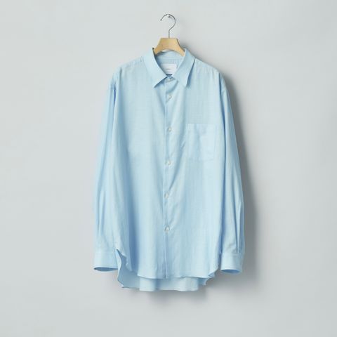 【残り一点】Cotton Silk Oversized Regular Collar Shirt