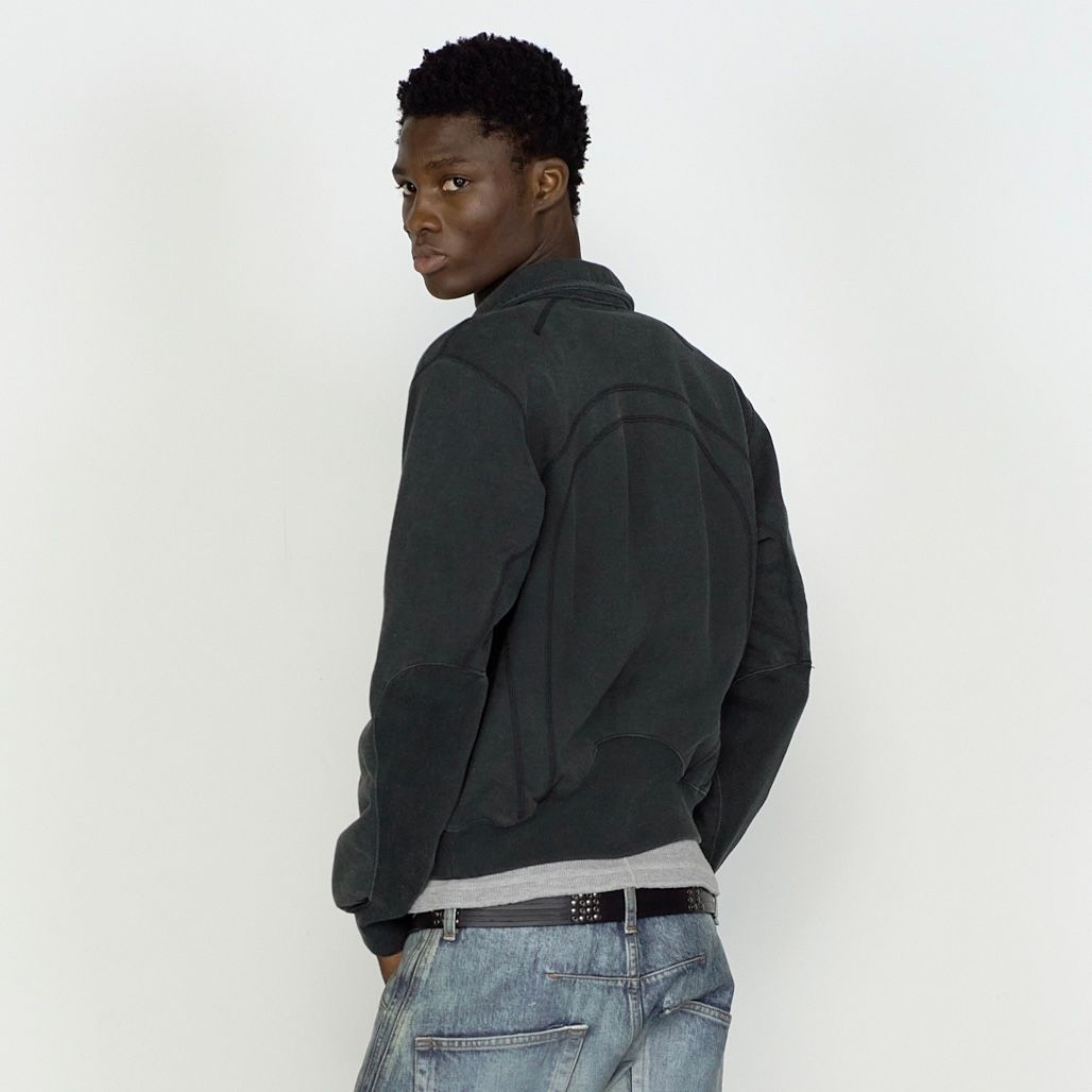 【残り一点】Paneled Zip Up Sweat Shirt