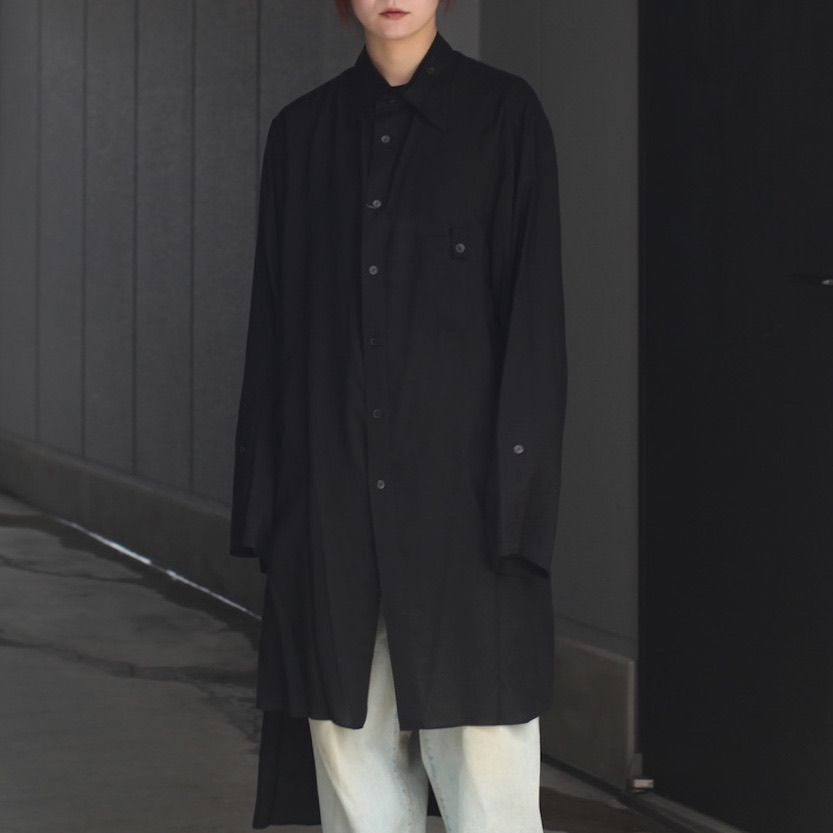 格安即決 Yohji Yamamoto - 【残り一点】セルロースローンアシンメトリー トップス