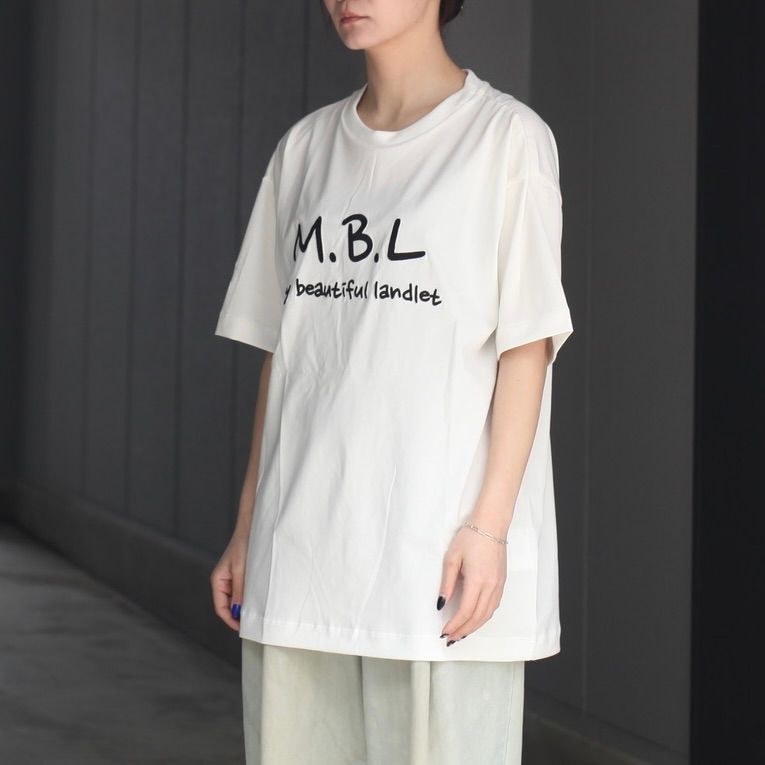 【残り一点】MBLロゴ刺繍Tee