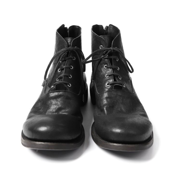 レザー種類 : BURNED HORSE(BLACK)
※商品ページ画像のレザー及び、仕様はサンプルとしてご覧ください。