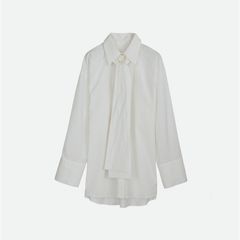 【残り一点】Stripe Ribbon Tie Shirts