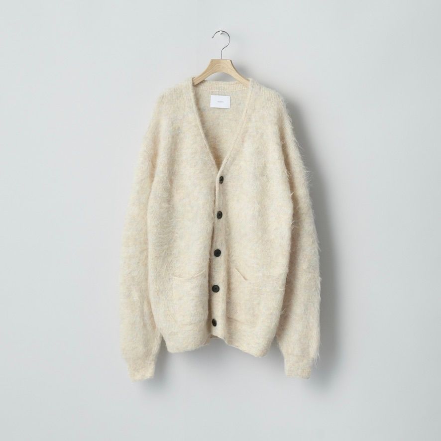 【残りわずか】Kid Mohair Knit V Neck Cardigan