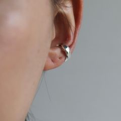 【残り一点】Crockery Ring Ear Cuff_L(SILVER)