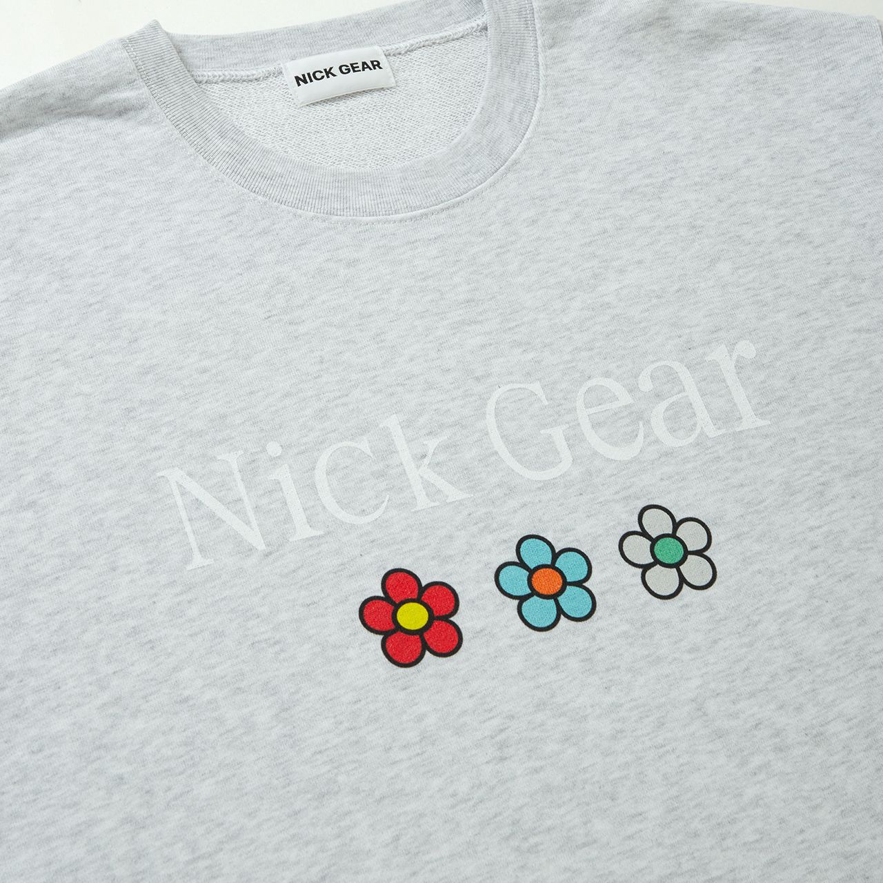 【残り一点】Flower Print Logo Sweat