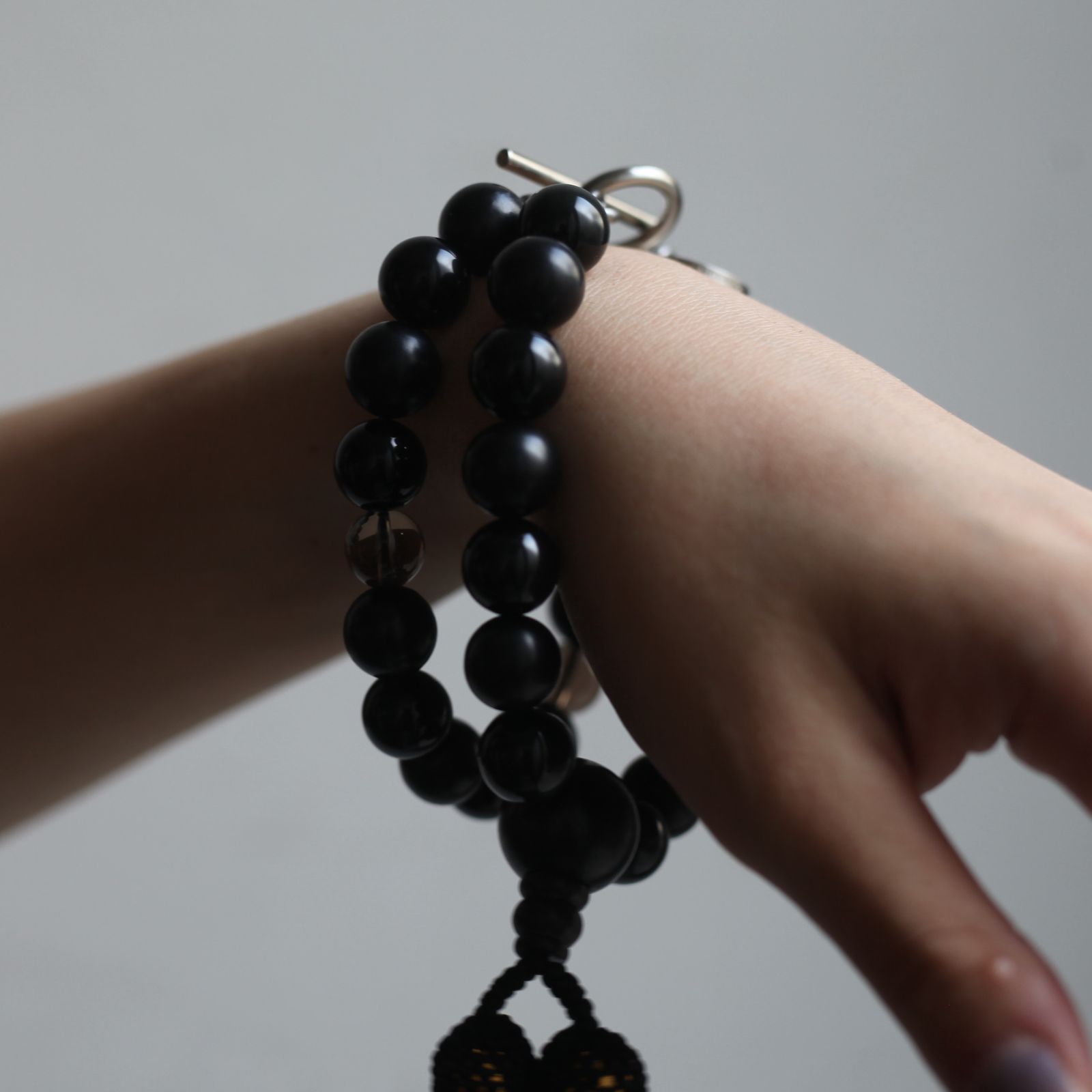 SOSHIOTSUKI - 【再販売通知受付可能】Double Juzu Bracelet(BLACK