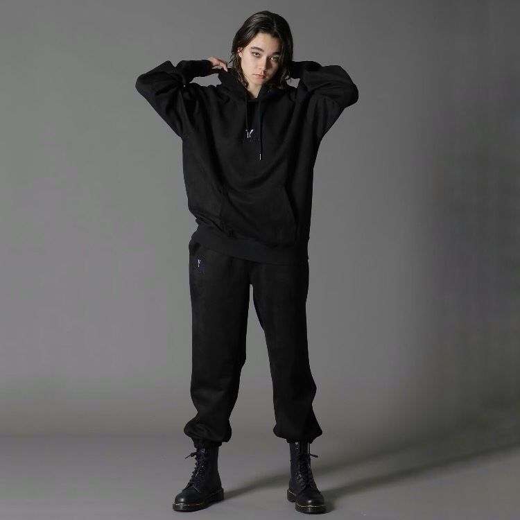 【残り一点】Suede Hoodie GY LO