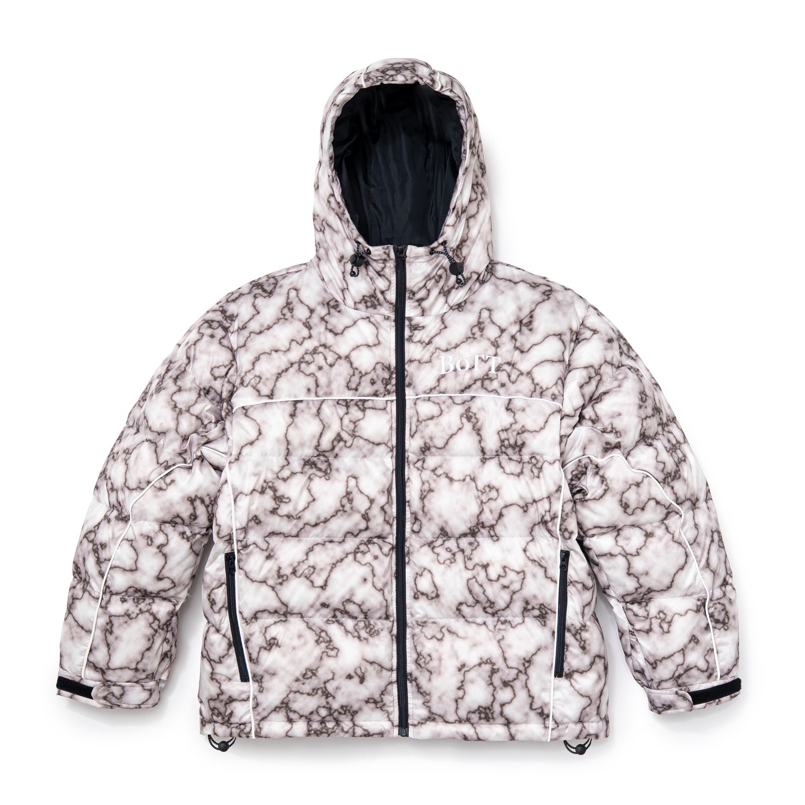 【残り一点】B Logo Hooded Down Jacket