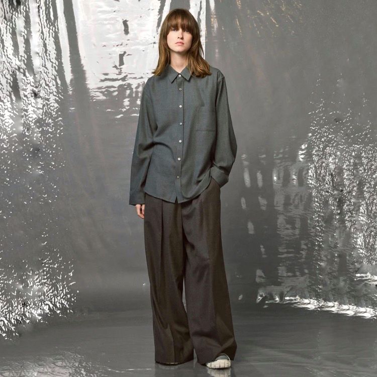 【残り一点】Wool Like Regular-Over Shirt