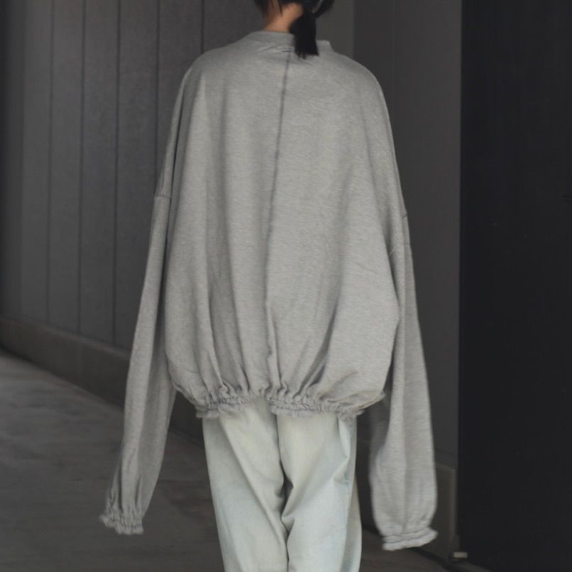 トップス SHINYA KOZUKA 24A/W Ordinary Giant Crew SHINYAKOZUKA/シンヤコズカ】〈別注〉 DAMAGED ORDINARY GIANT