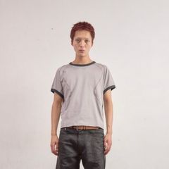 【残り一点】Panelled Half Sleeve Ringer T-Shirt