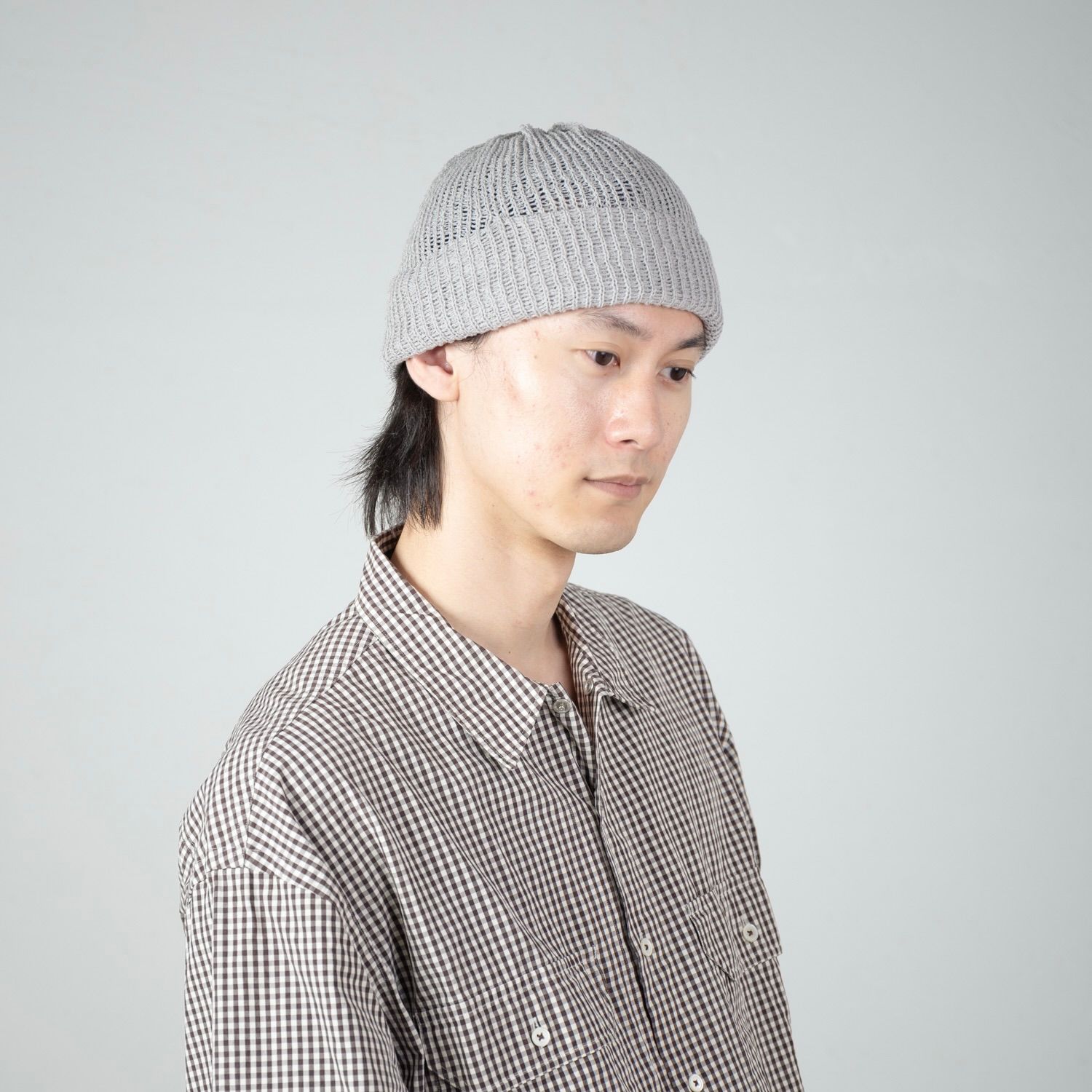 【残り一点】Sheer Mesh Short Knit Cap