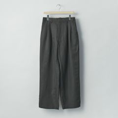 【残り一点】Silk Linen Twill Wide Easy Trousers