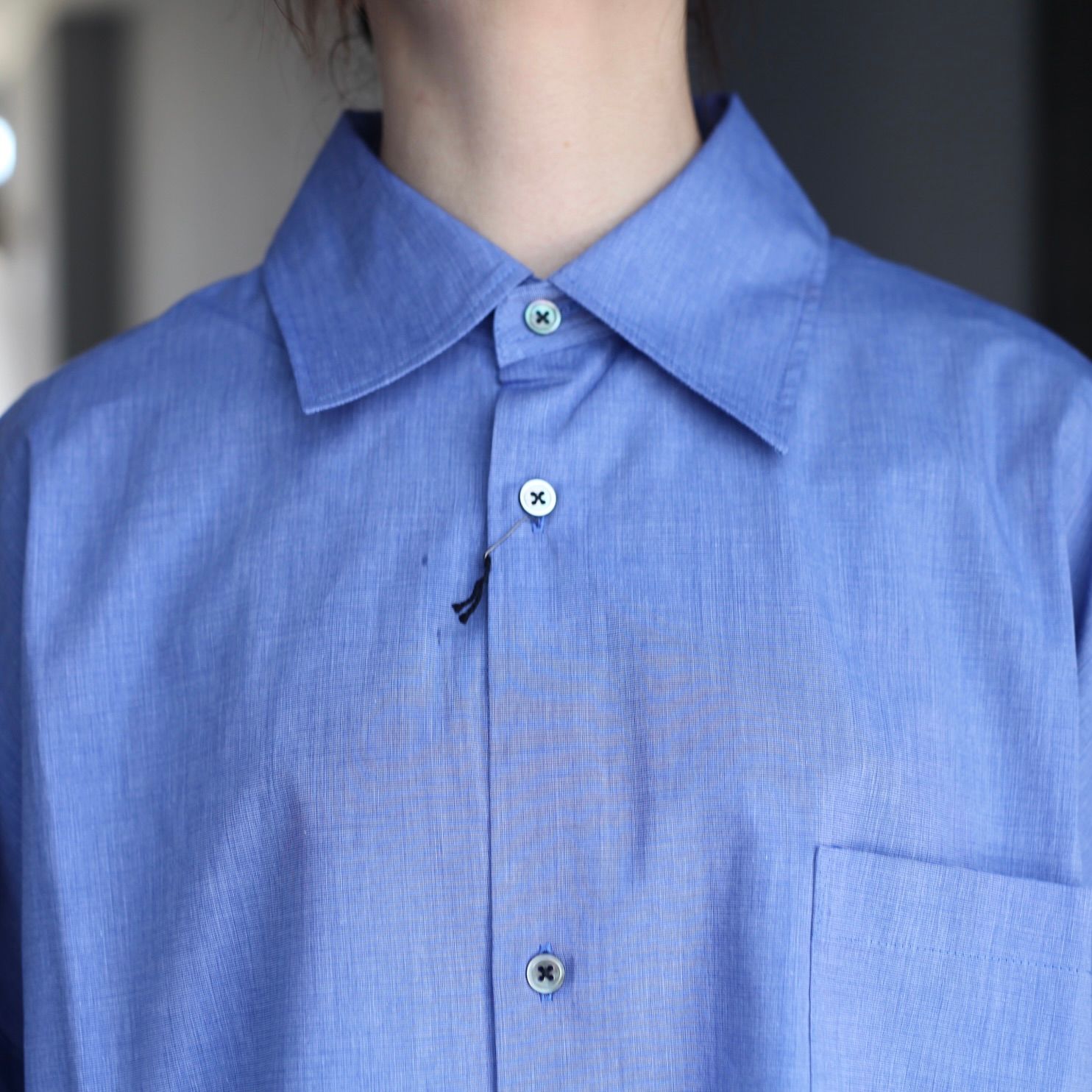 【残り一点】XXXXL レギュラーカラーL/Sシャツ