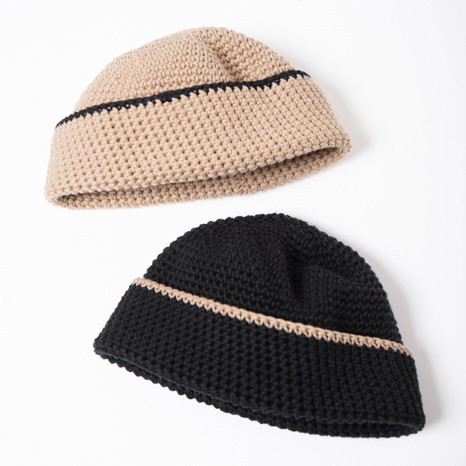 【残り一点】Hand Knit Crusher Cap