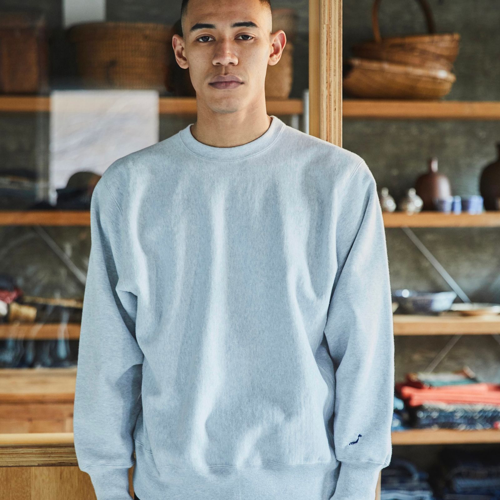 【残り一点】Heavy Weight Vintage Crew Neck Sweat Shirt