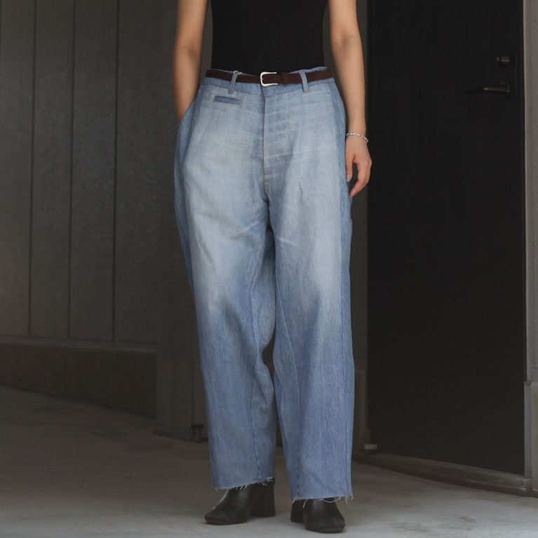 【残り一点】Reconstructed Super Baggy Slacks Denim_2(M)