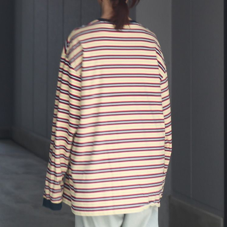 【残り一点】36G Multi Border L/S Tee