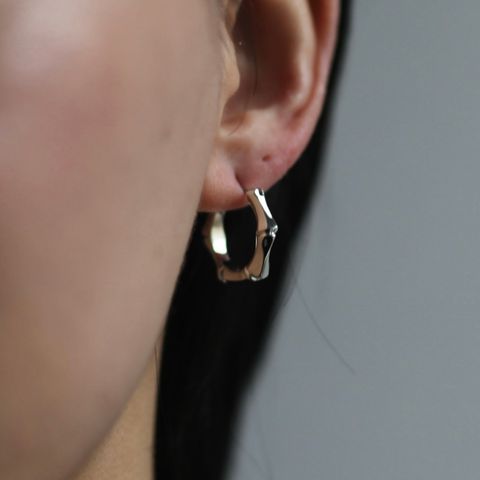 【残り一点】Crockery Bamboo Pierce(SILVER)