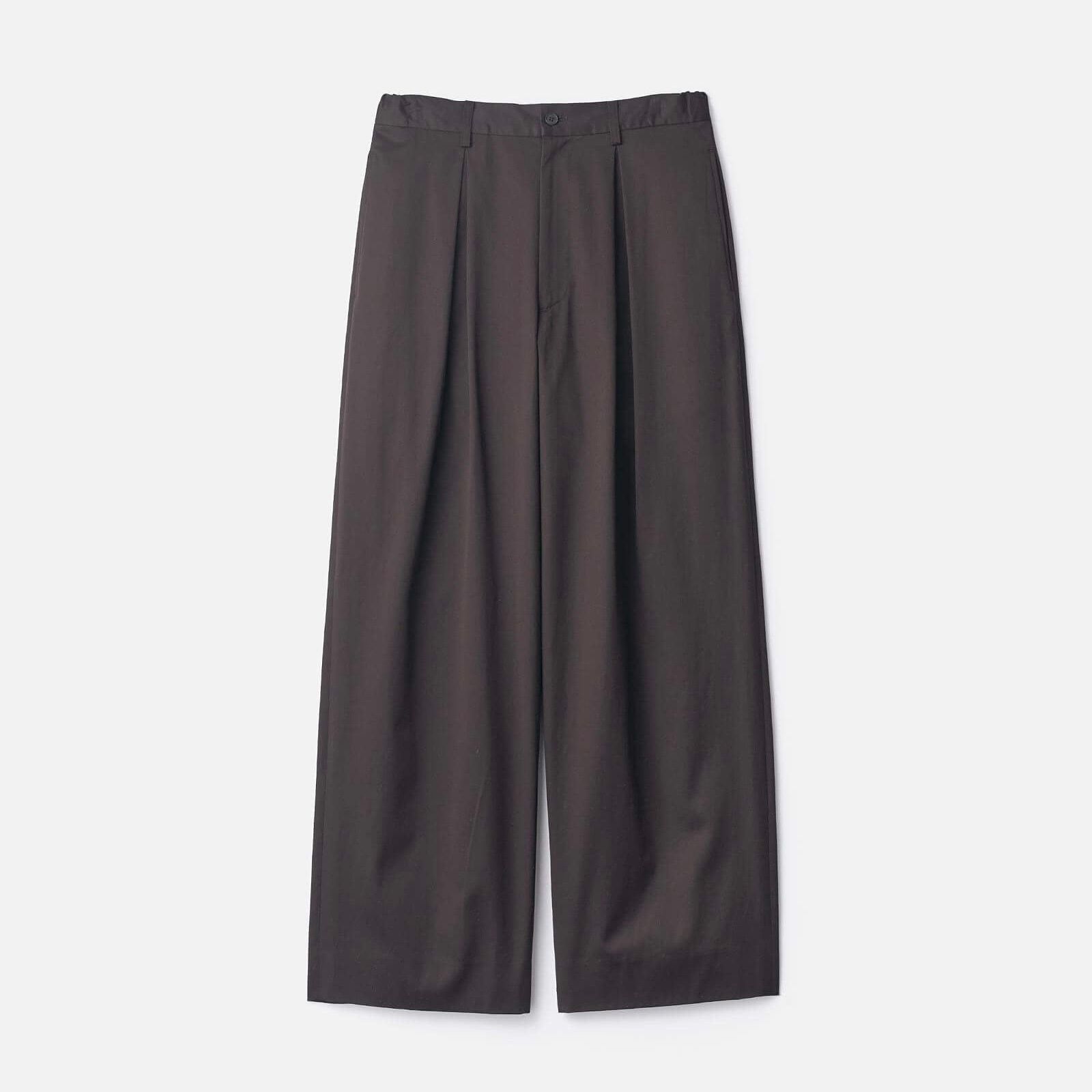 【残り一点】Cotton Satin Easy Wide Trousers