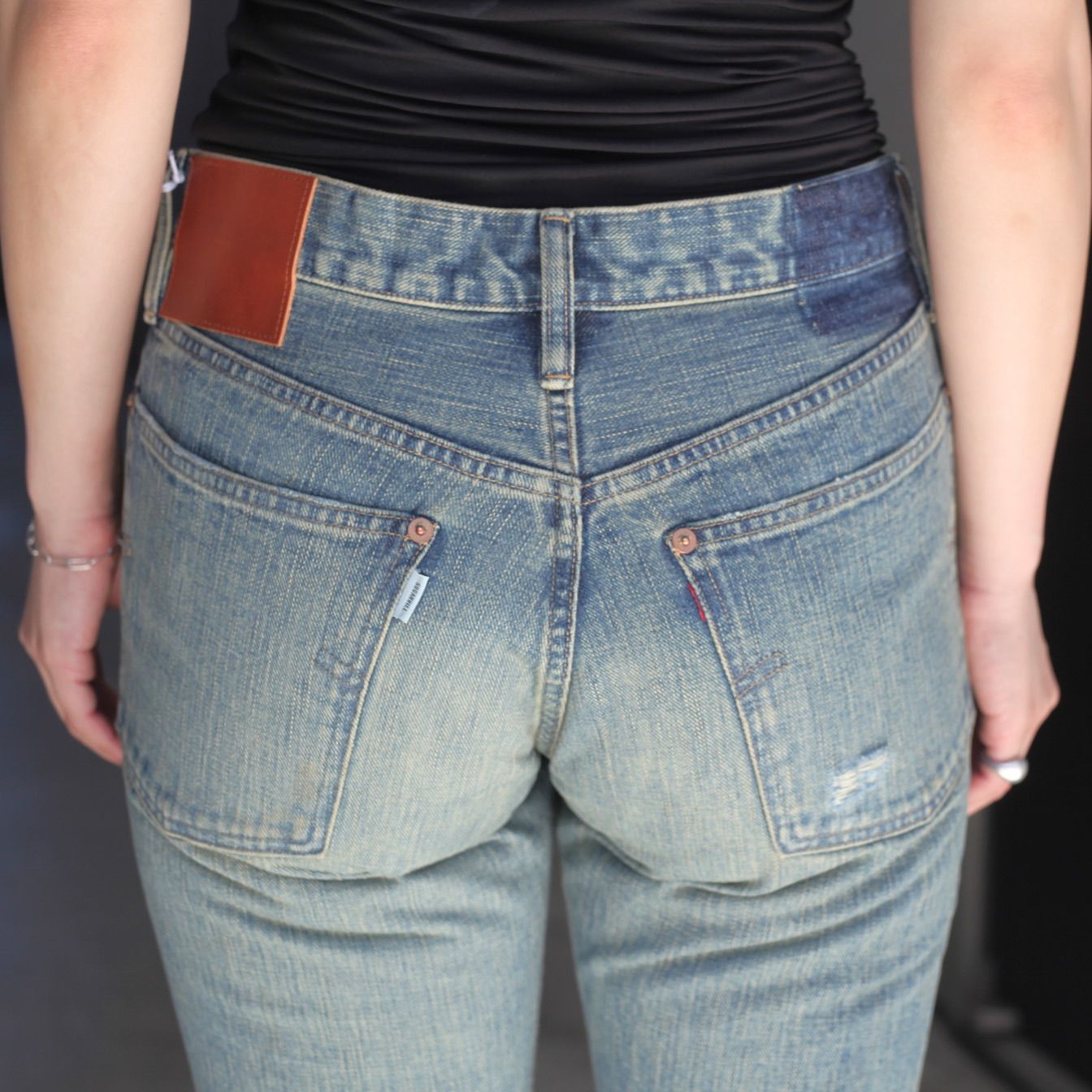 【残り一点】Damaged Modern Denim Pants Flared Cut