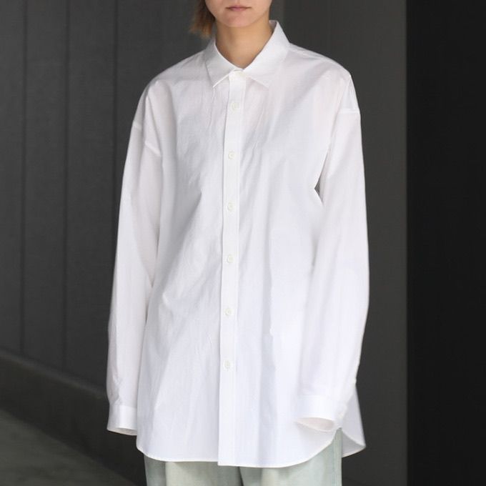 colo【th products】Shrink Oversized Shirt