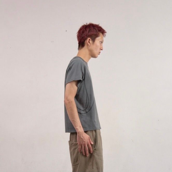 【残り一点】Panelled Half Sleeve T-Shirt