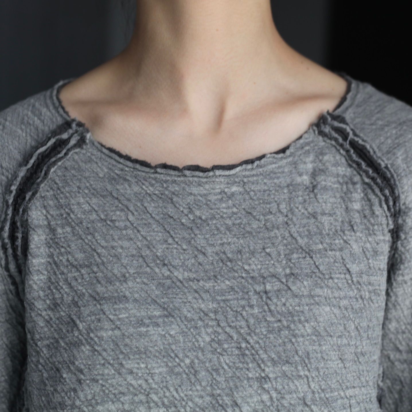 【再販売通知受付可能】Paneled Long Sleeve T Shirt