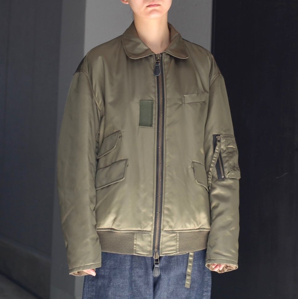 21AW SOSHIOTSUKI 2way tied flight jacket