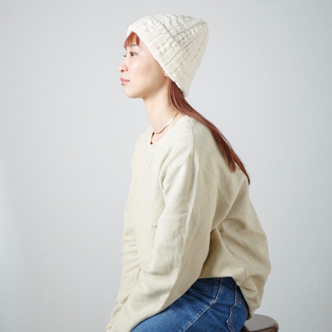 【残り一点】Insideout Cable Knit Cap