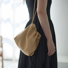 【残り一点】French Lamb Drawstring bag MR