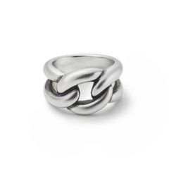 【お取り寄せ注文可能】Curb Chain Ring L(SILVER)
