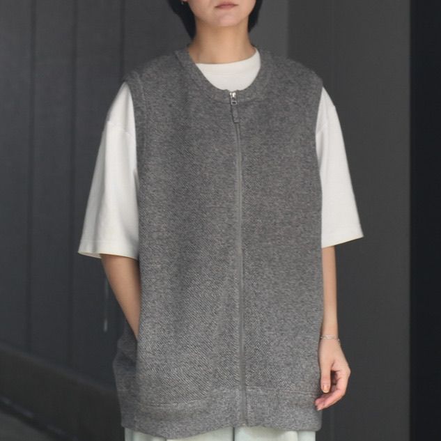 crepuscule - 【残りわずか】Moss Stitch Zip Vest | ACRMTSM ONLINE STORE