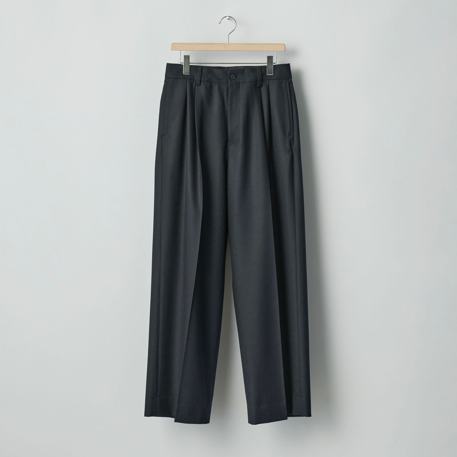 【残り一点】Wool Flannel Long Wide Trousers