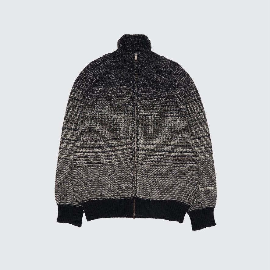 【残り一点】Gradation Front Zip Knit