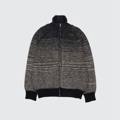 【残り一点】Gradation Front Zip Knit