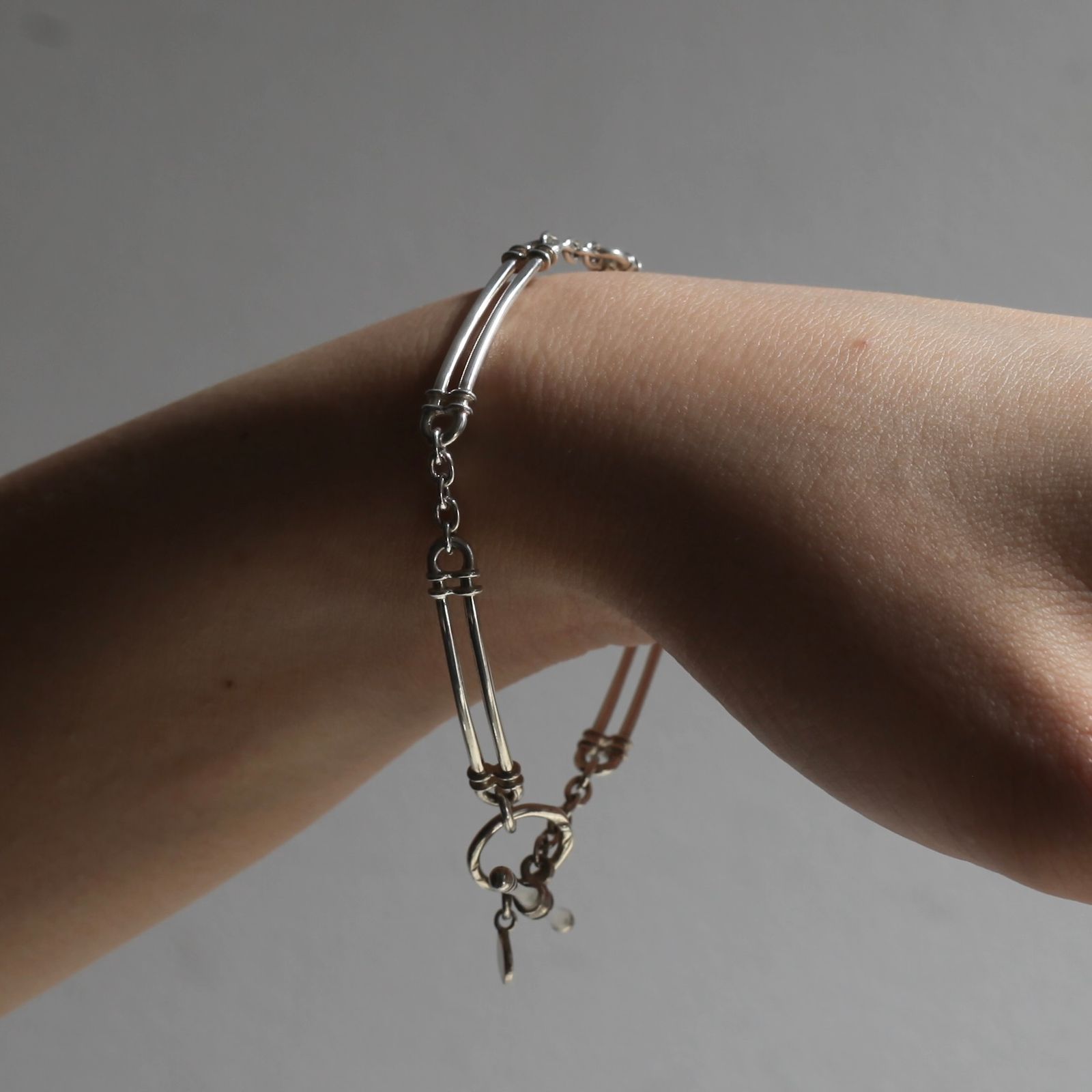 【残り一点】Parallel Bar Chain Bracelet/T-BAR