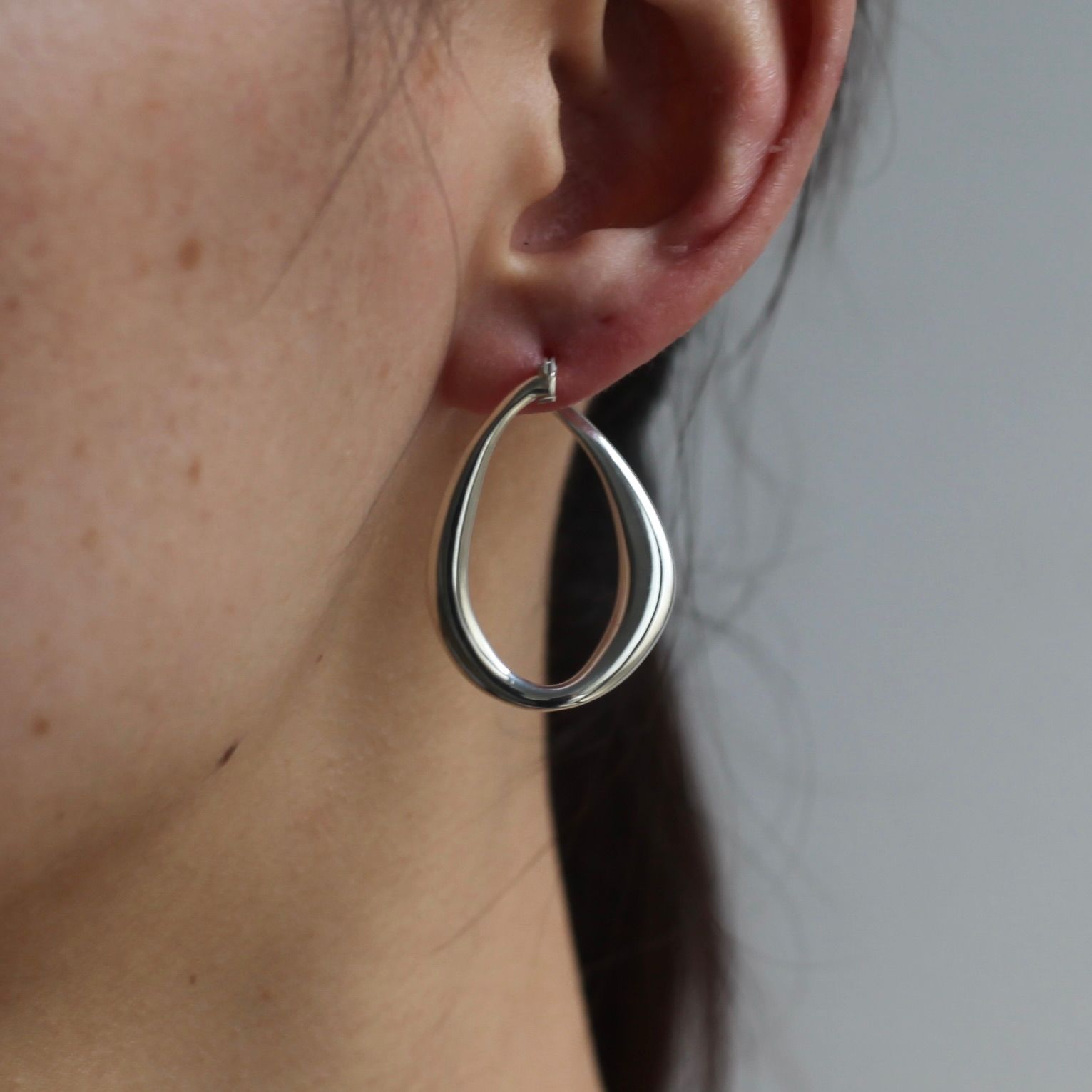 【残り一点】Teardrop Earrings MEDIUM LINK(両耳用)