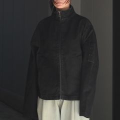 【残り一点】High Collar Canvas Jacket