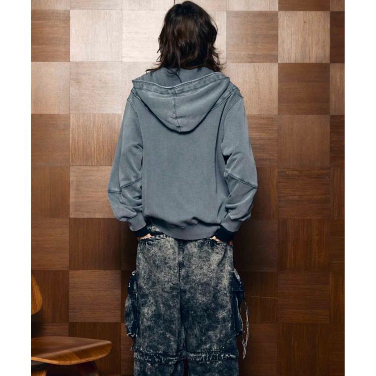 【残り一点】Piping Pigment Dye Zip Parka