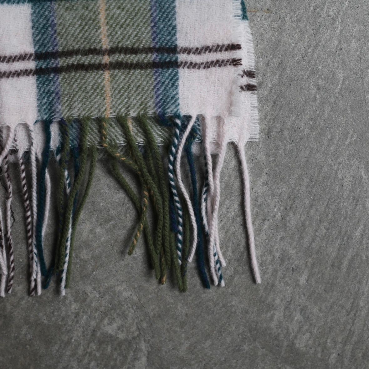 【残り一点】Tartan Lambswool Scarf