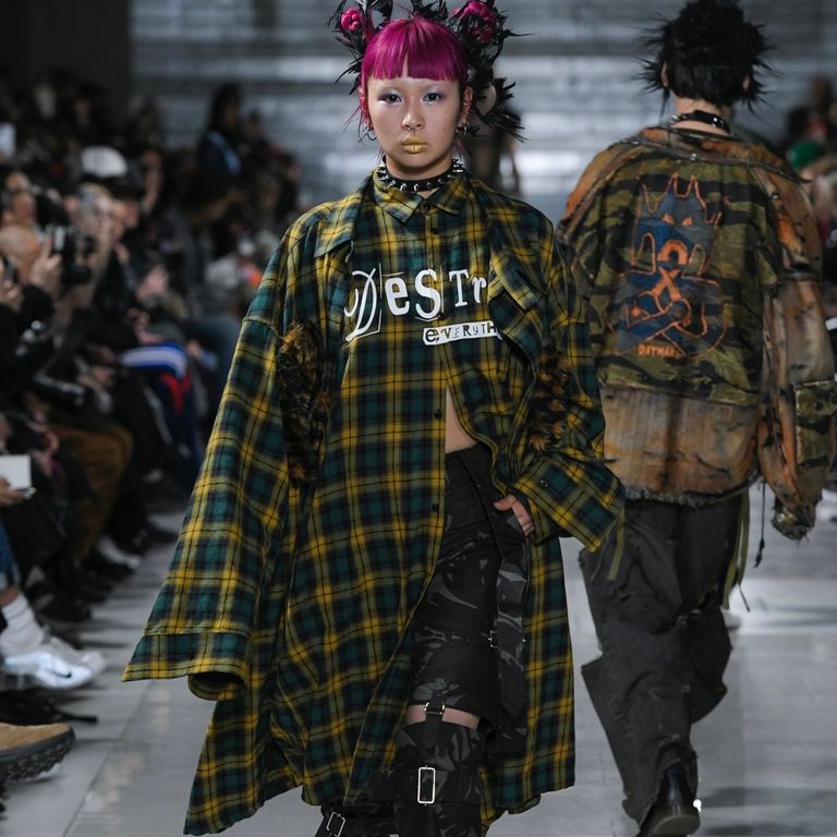 KIDILL - 【残り一点】Destroy Check Shirt | ACRMTSM ONLINE STORE 